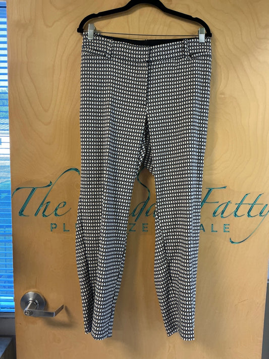 Lane Bryant Stretch Pant - Black and white patterned - 20