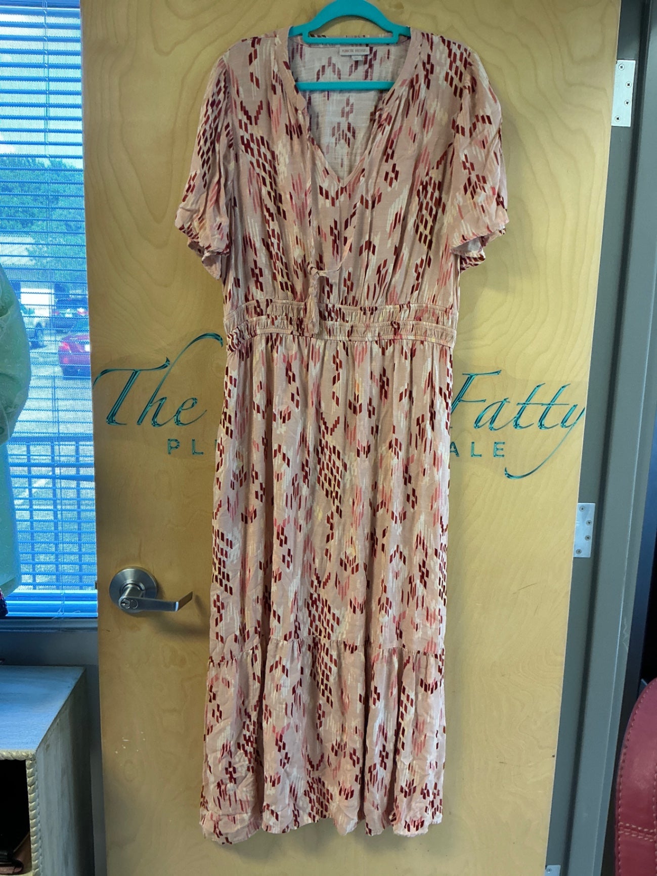 Knox Rose Dress - Pink and Red - XXL