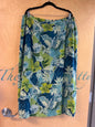 Nygard Skirt - Multicolored (blue, green, white) - 18