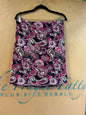 Lands' End Swim Skirt - Pink, Black, White, Green - 24