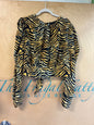 asos Design Blouse - Black and gold - 16