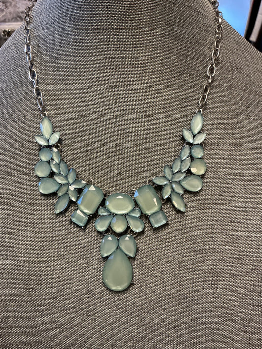 Necklace - Light Teal -