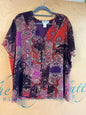 Coldwater Creek Blouse - Multicolor (Purple, Red, Black, Pink) - 3X