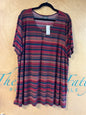 Roz & Ali Blouse - Multicolor (Pink, Blue, Red, Beige) - 3X NWT