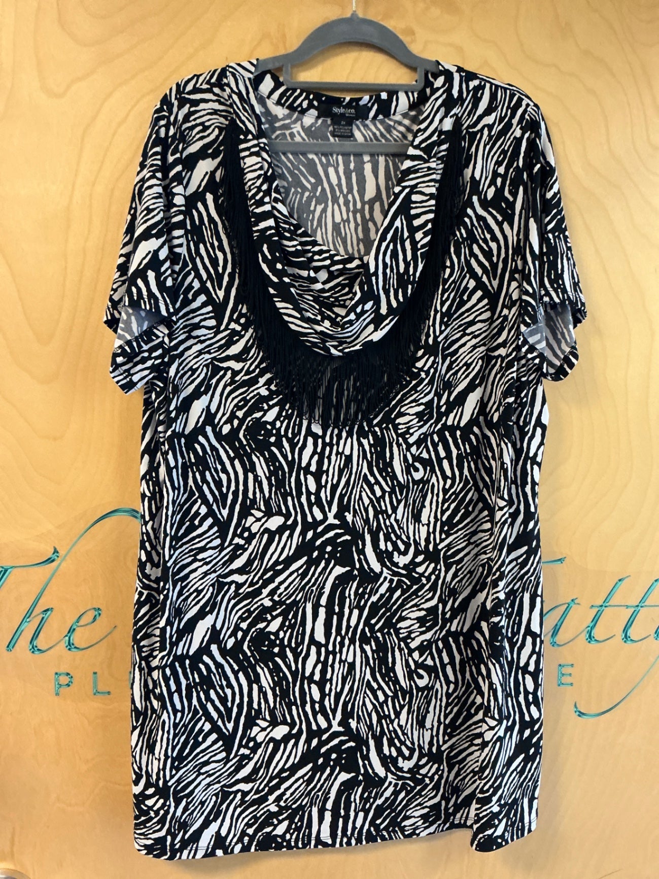 Style & Co. Dress - Black and White - 2X