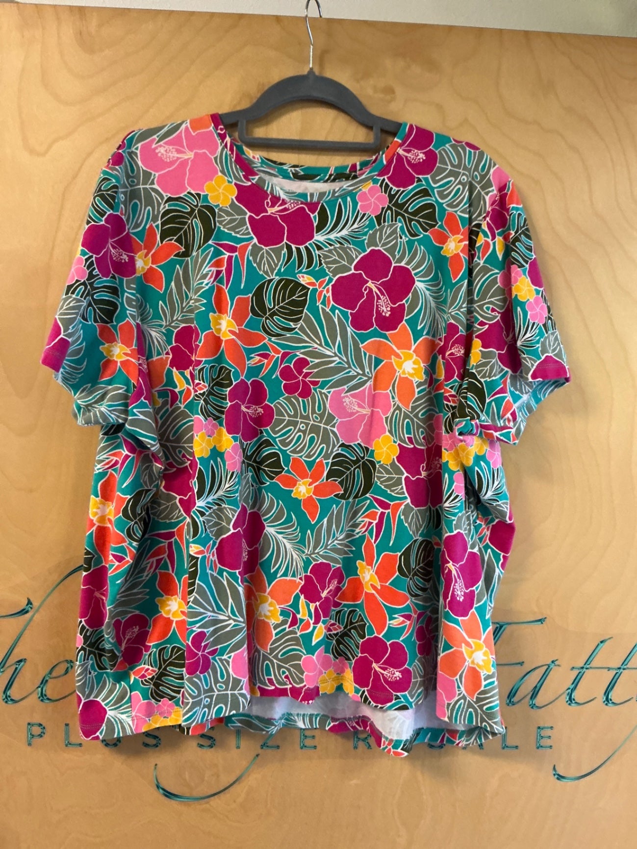 Kim Rogers T-Shirt - Multicolor (pink, green, orange, yellow, purple) - 3X