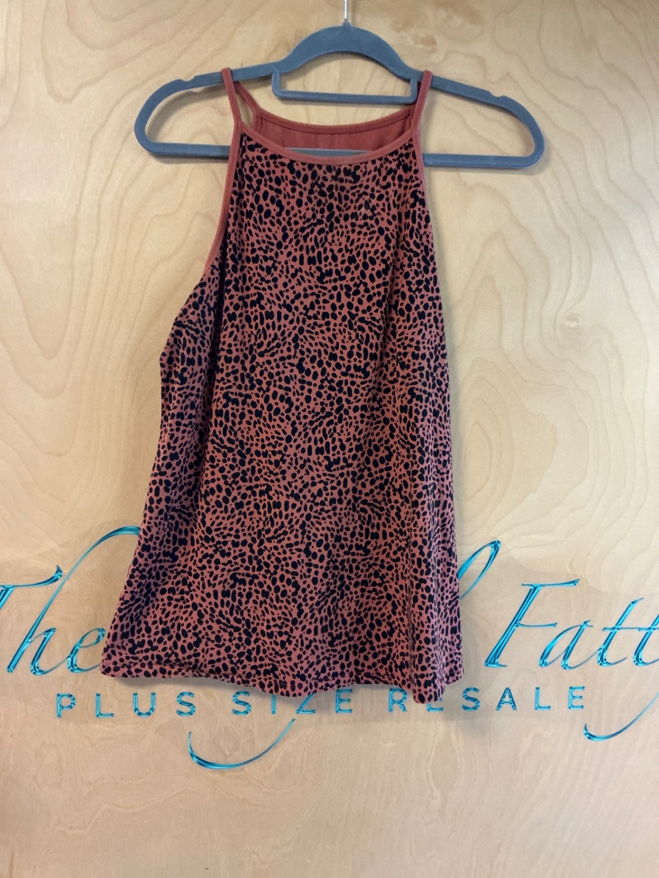 Torrid Tank Top - Brown with Black Pattern - 1