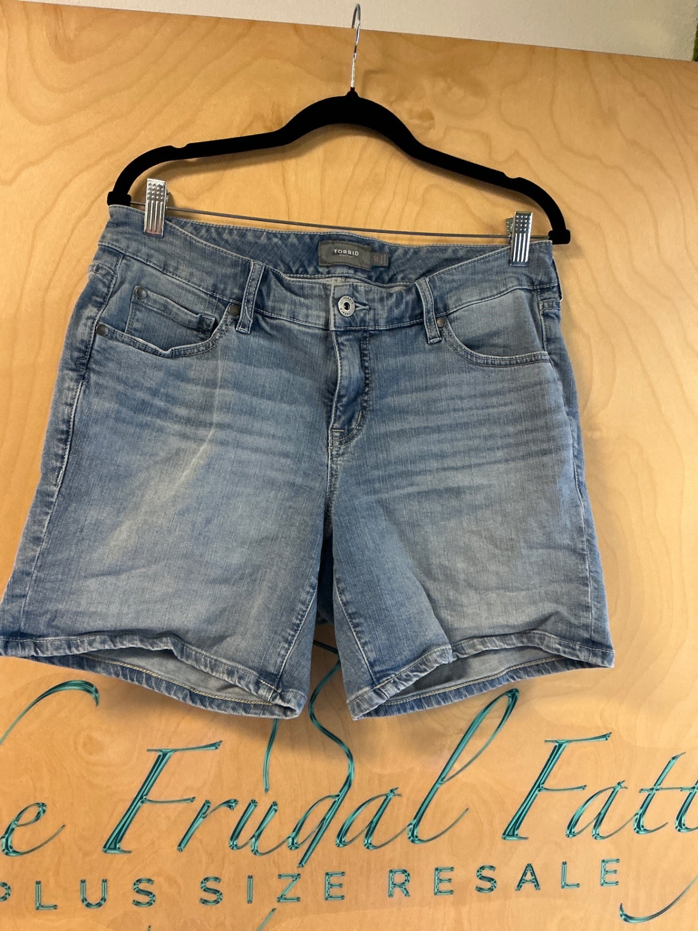 Torrid Denim Shorts - Light Blue - 12