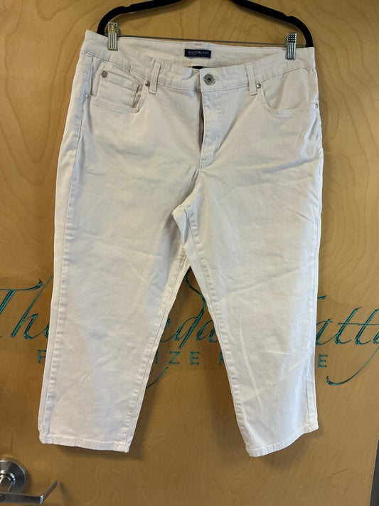 Bandolino Jeans Capri Pants - White - 16