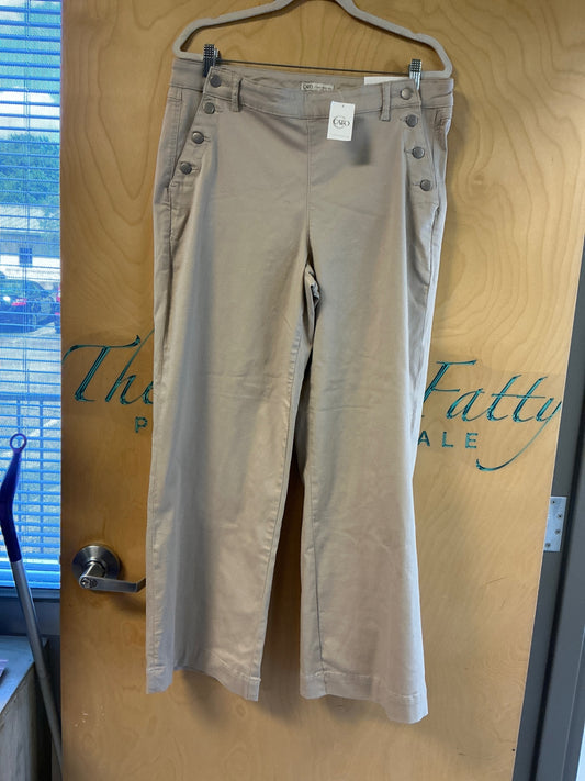 Cato Pants - Beige - 16 NWT