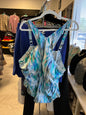 D & Co Swim Top - Multicolor (Blue, Green, White, Tan, Black) - 30W