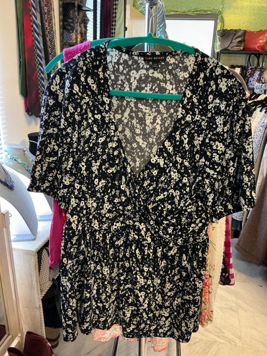 LANE BRYANT Blouse - Black and White - 14/16