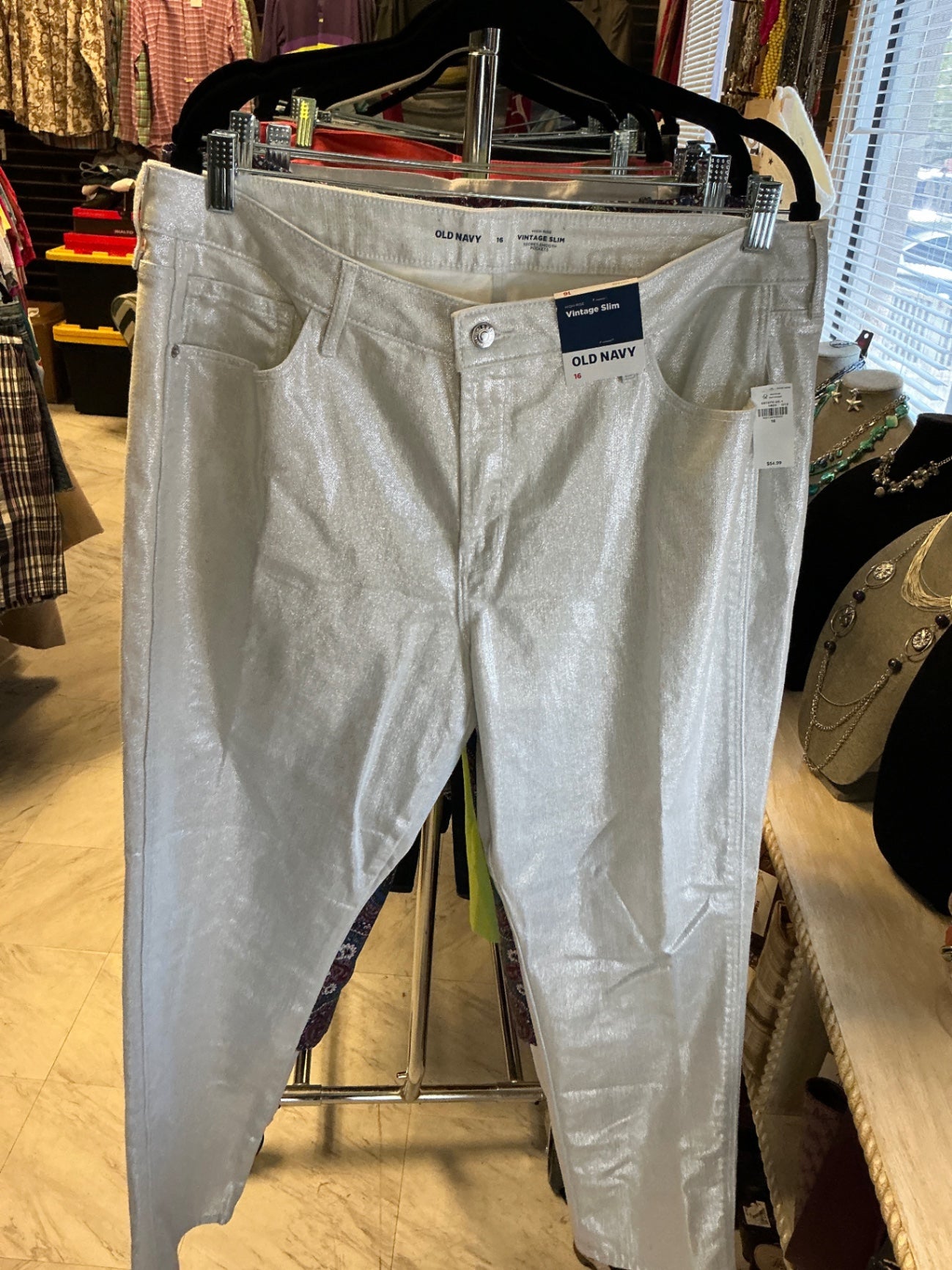 Old Navy Pants - Light Silver - 16 NWT