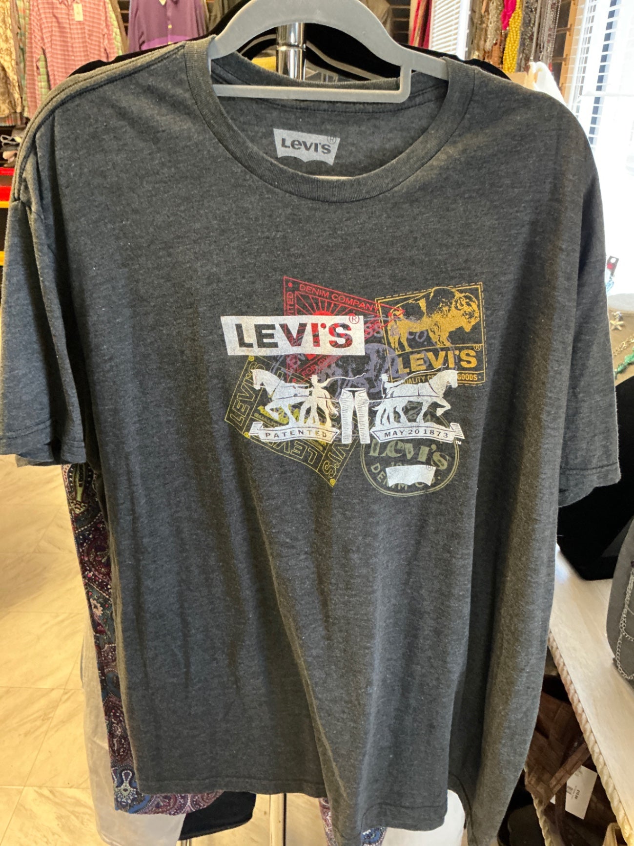 Levi's T-Shirt - Gray - 2X