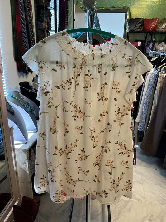 Melloday Blouse - Cream - 1X