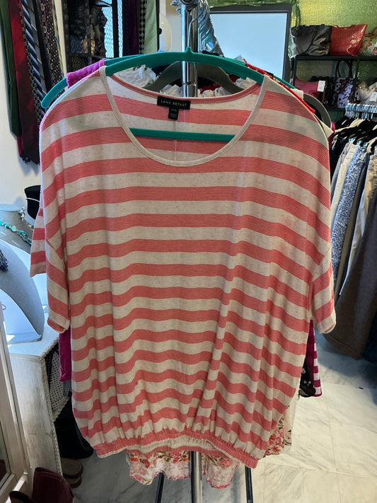 LANE BRYANT Sweater - Red and beige - 14/16