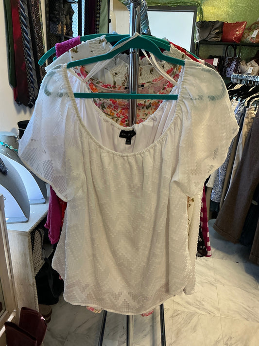 Lane Bryant Blouse - White - 16