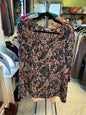Maurice’s Blouse - Multicolor (predominantly dark background with pink, white, and other colors) - 0X
