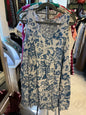 Croft & Barrow Dress - Blue and white - 1X