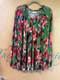 Belle by Kim Gravel Blouse - Multicolor (Green, Red, White, Black, Pink, Blue) - 4X