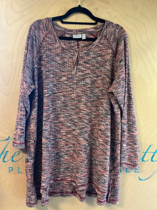 Logo Blouse - Multicolored (predominantly earthy tones) - 2X