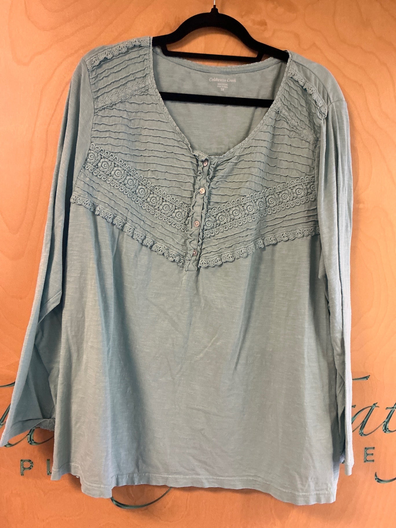 Coldwater Creek Blouse - Light gray - 3X