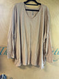 Sonoma Long Sleeve T-Shirt - Beige - 5X
