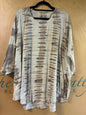 Logo Tunic - Beige and brown - 3X