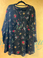 Torrid Blouse - Black with multicolored prints - 5
