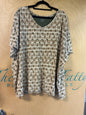 Catherine’s T-Shirt - Beige and brown - 4X