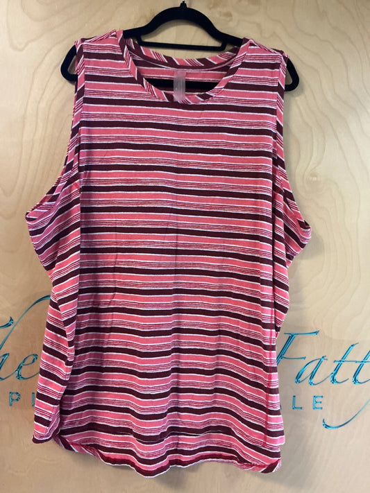 Zuda Tank Top - Red - 4X