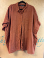 Sonoma Button-Up Shirt - Rust - 5X