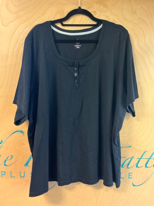 Isaac Mizrahi Live! T-Shirt - Black - 5X