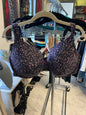 Cacique Bra - Purple with floral pattern - 44DD