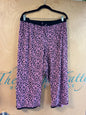 Cacique Pajama Pants - Pink and black - 26/28