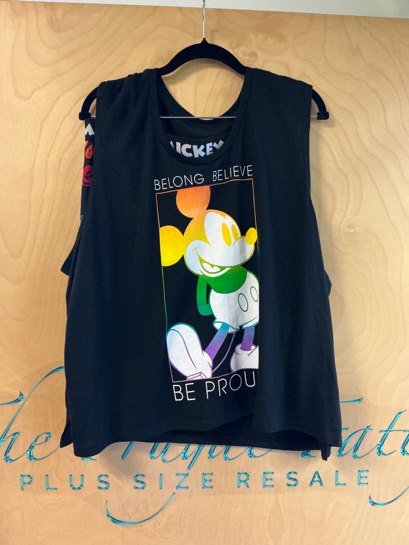 Disney Pajama Tank/Shorts Set - Black - 3X