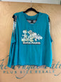 Super Mario Pajama Tank/Shorts Set - Turquoise - 3X