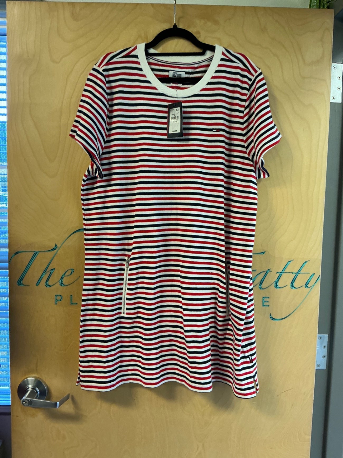 Tommy Hilfiger Dress - Multicolored (Red, White, Blue, Black) - XXL NWT