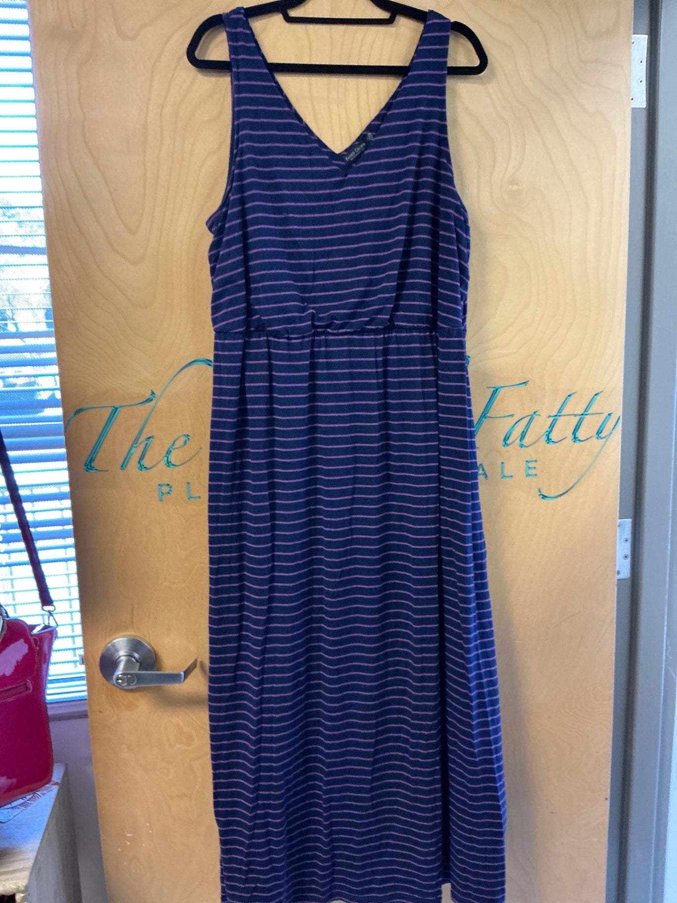 Faded Glory Maxi Dress - Purple and Pink - XXL