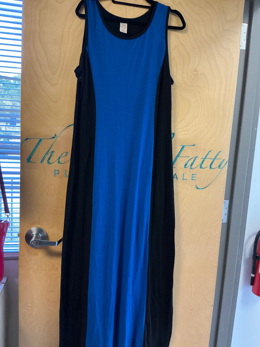 Faded Glory Dress - Blue and Black - XXL