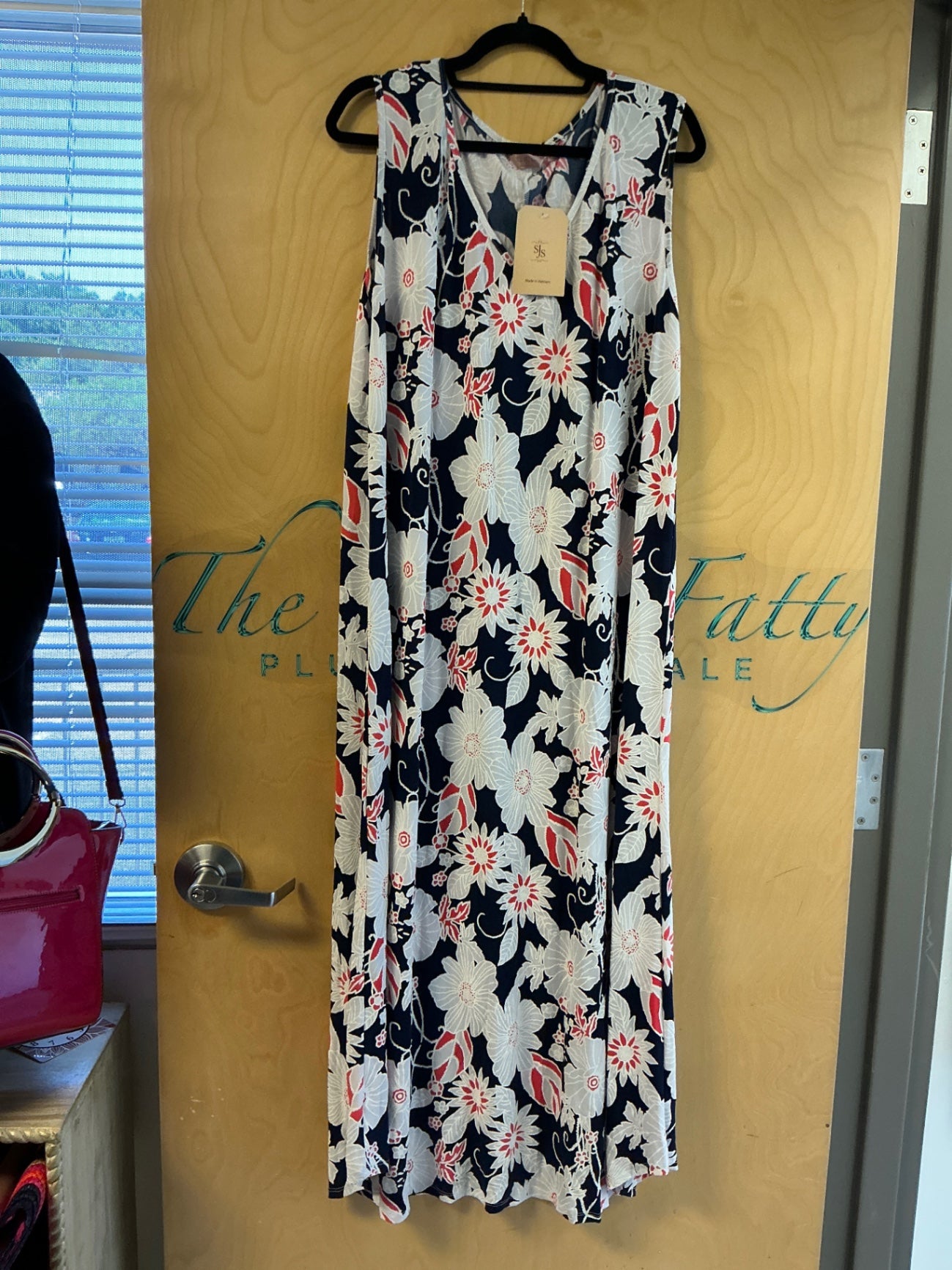 Sjs Dress - Navy blue, white, red - 3X NWT