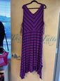 Lane Bryant Dress - Purple and Black - 22/24