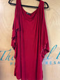 Seven7 Sleeveless Top - Red - 22/24