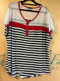 Unbranded or generic Blouse - Multicolor (White, Red, Black) - 2X