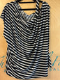 LANE BRYANT T-Shirt - Black and White - 22/24