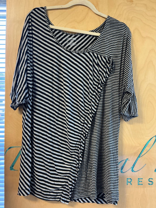 Lane Bryant Blouse - Black and white - 22/24