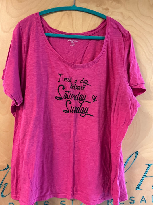 Lane Bryant T-Shirt - Pink - 22/24