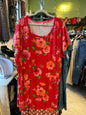 Isaac Mizrahi Live! Dress - Red - 5X