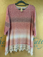 Faded Glory Blouse - Pink - 2X