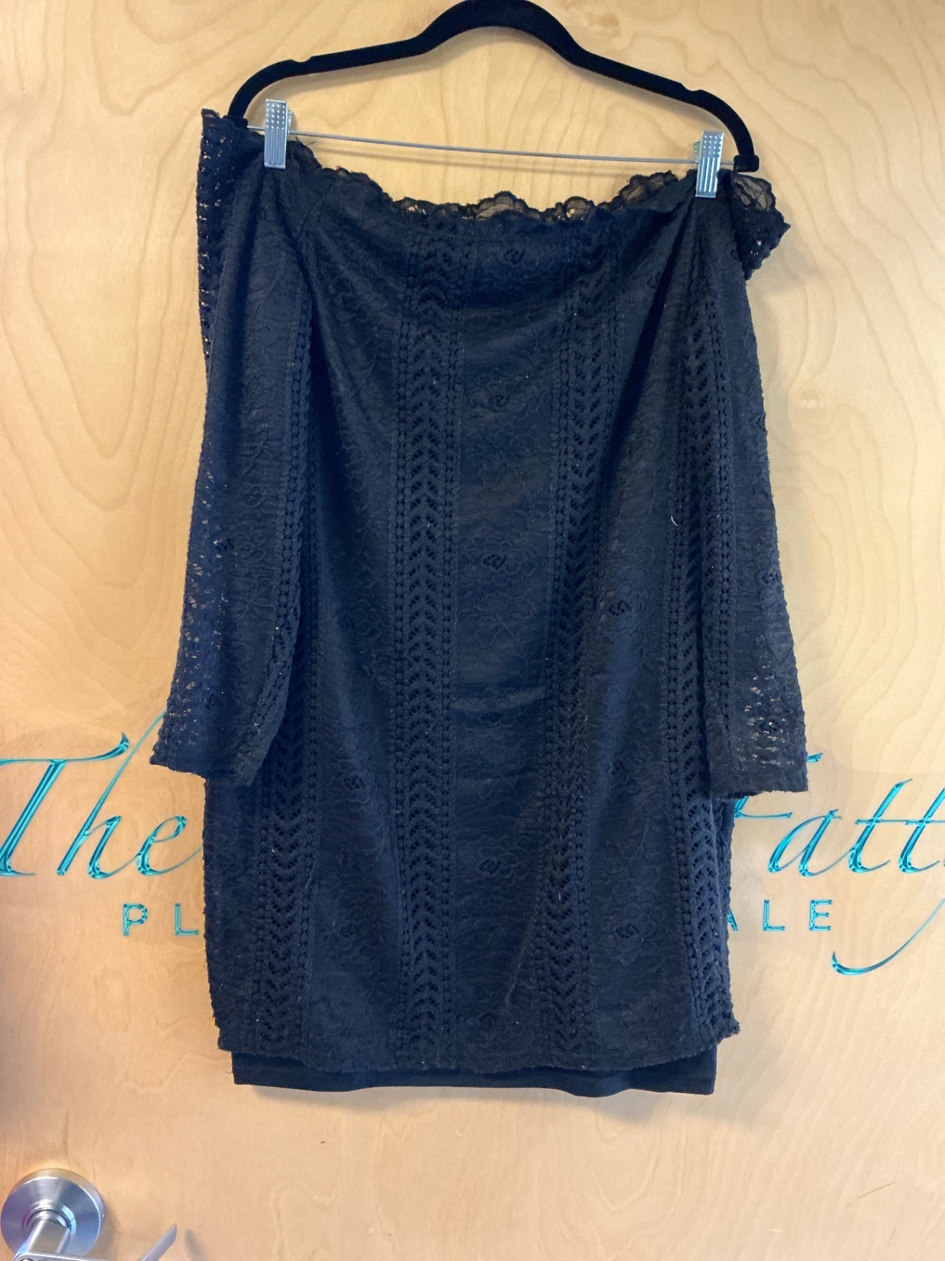 Rue 21 Off Shoulder Dress - Black - XL